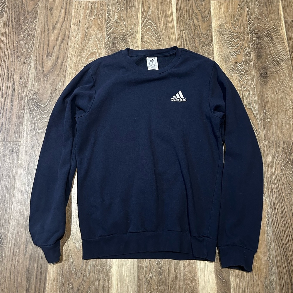 adidas Men's Navy Blue Sweater